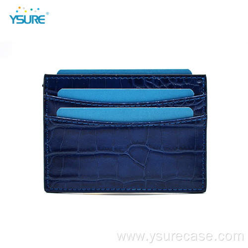 Newest design RFID Crocodile Genuine leather cardhoder